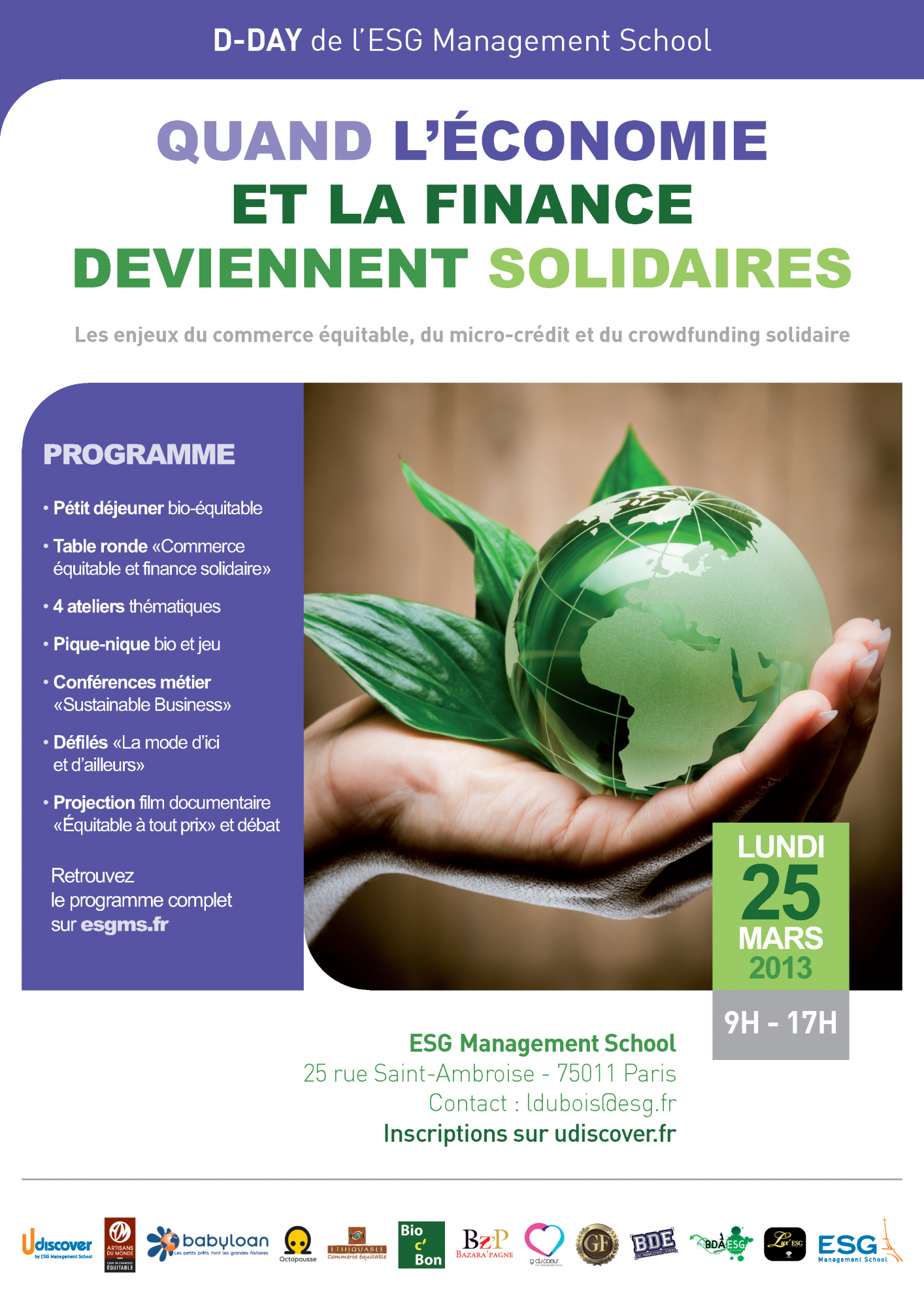 3ème édition du D-Day de l'ESG Management School