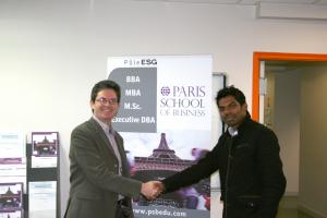 Paris School of Business welcomes Alliance University MBA student