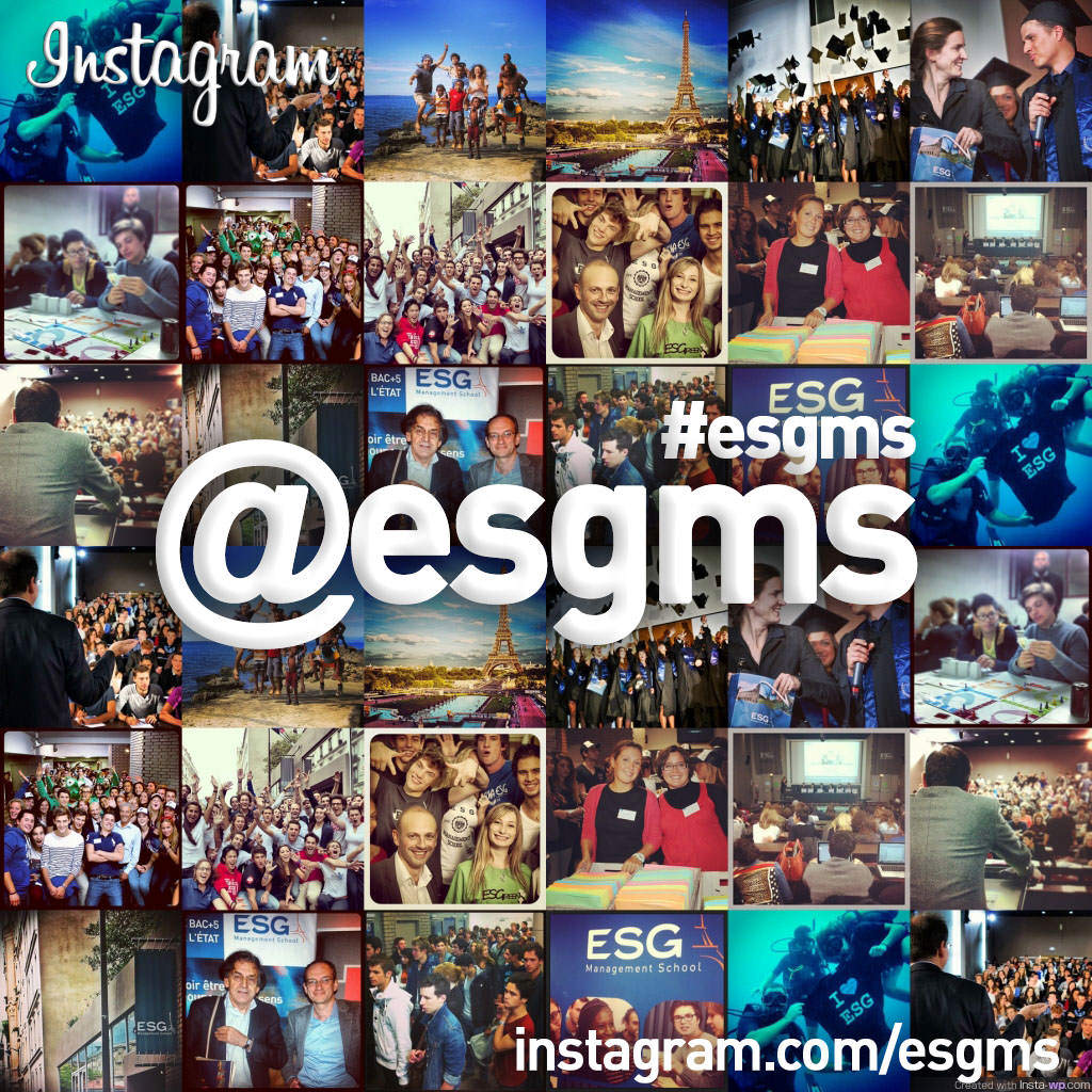 L'ESG Management School débarque sur Instagram !