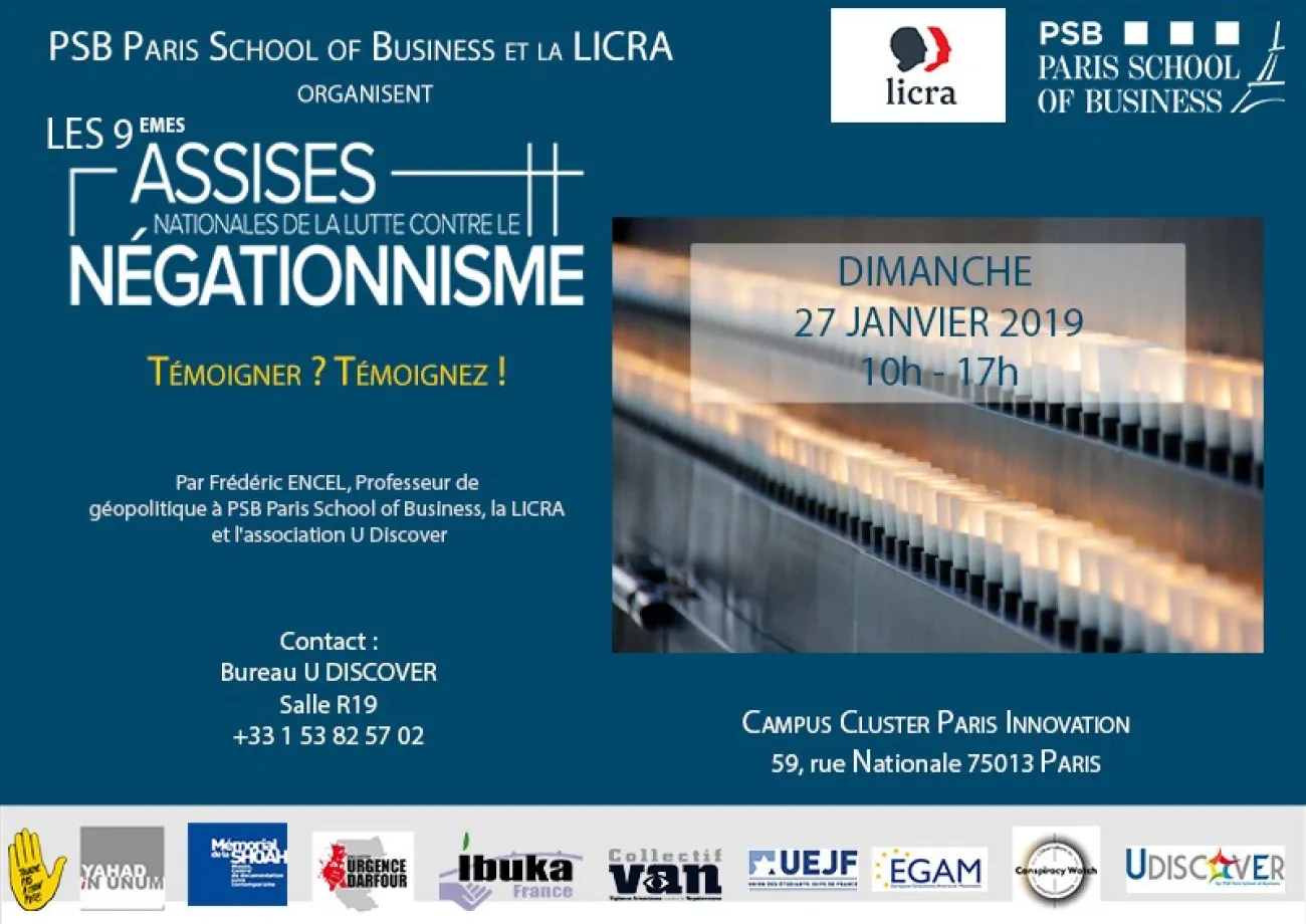 Les 9èmes Assises Nationales de la lutte contre le Négationnisme