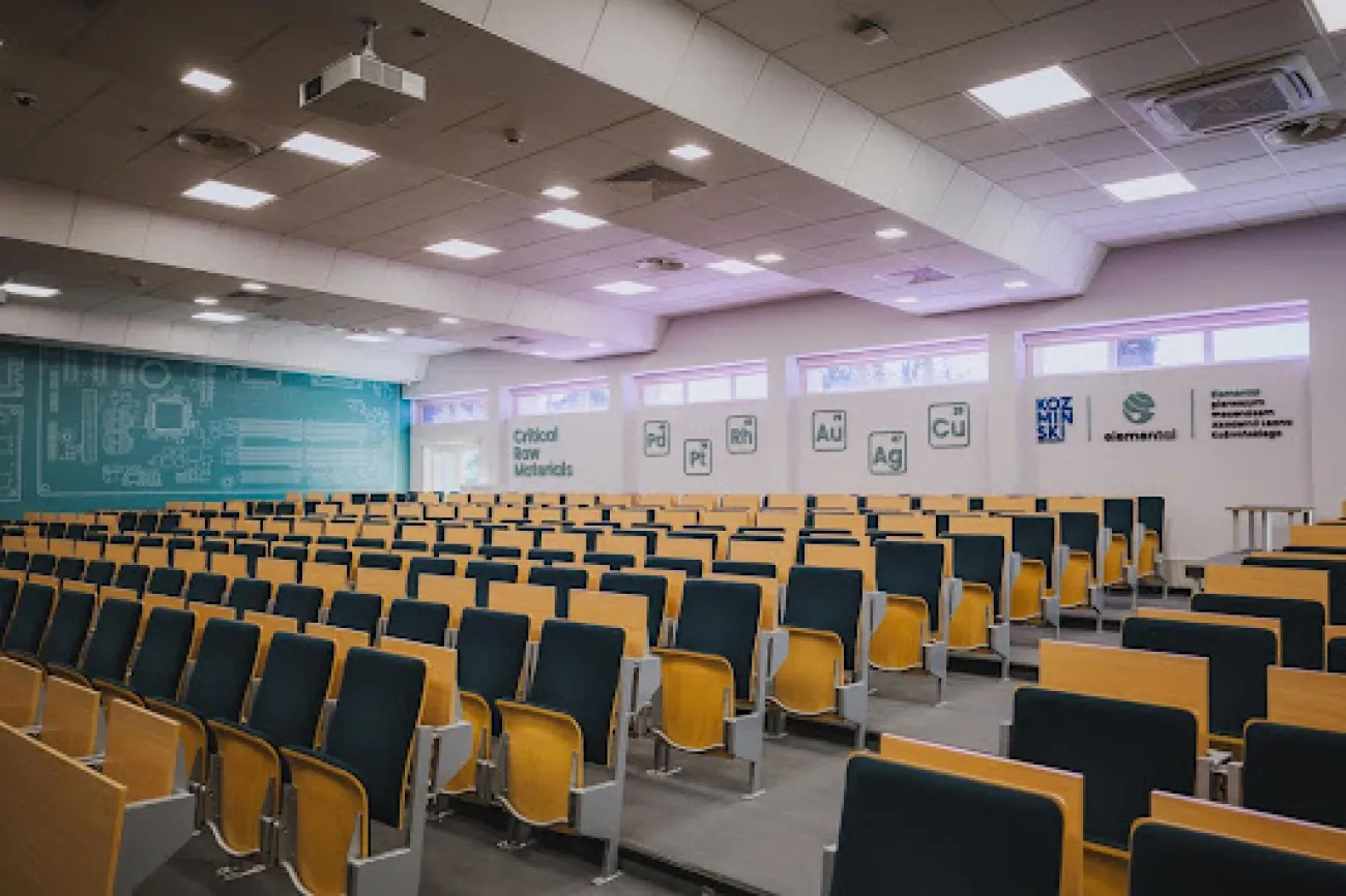 Kozminski University classroom