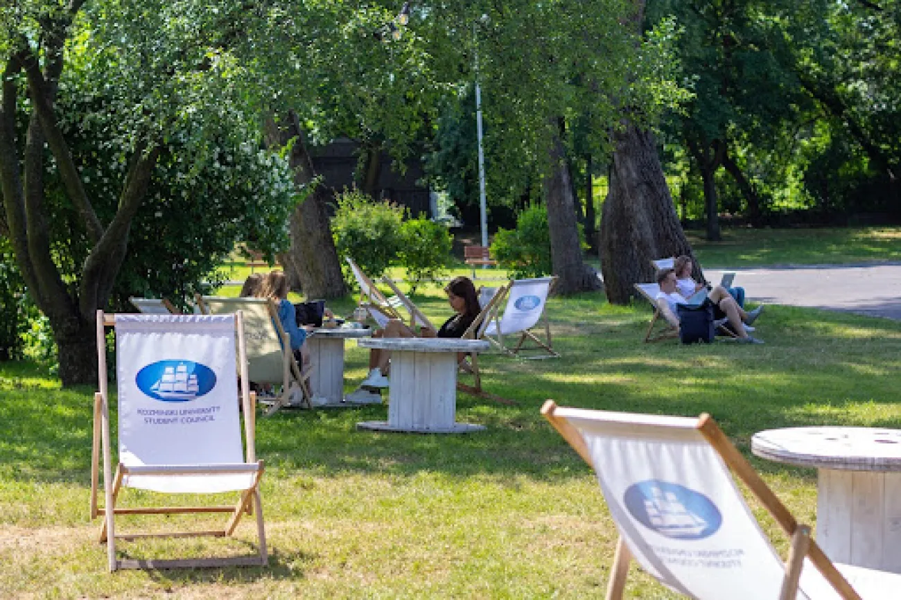 Kozminski University garden