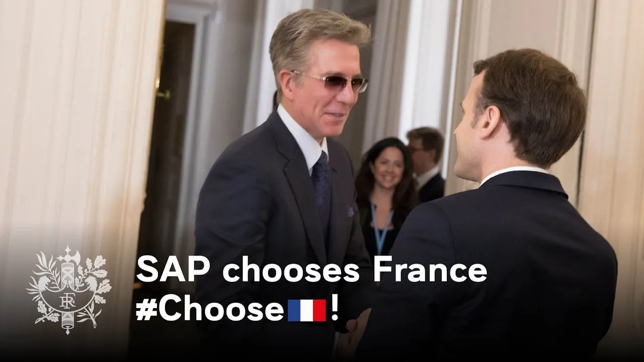 Preview image for the gge video "SAP investit et crée des emplois en France | #ChooseFrance".